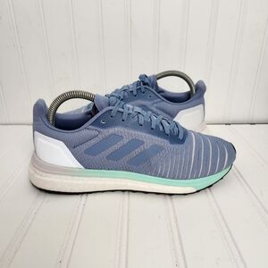 adidas Solar Drive Womens Size 7 Light Blue Lace Up Athletic Sneakers AC8140